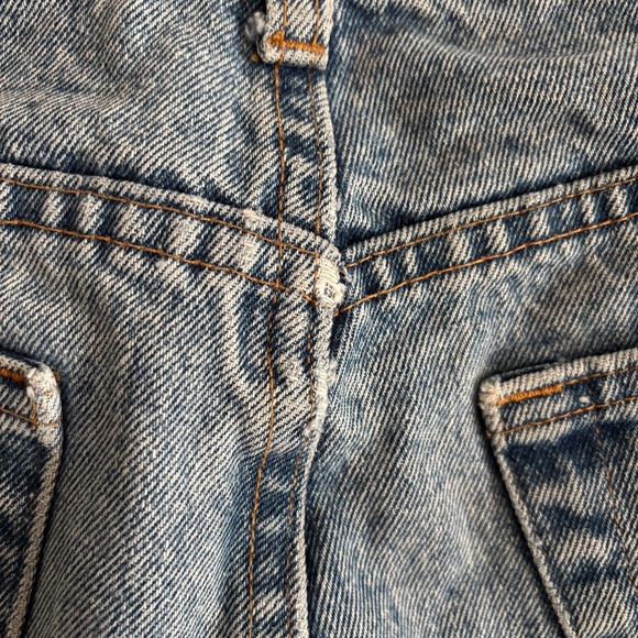 Vtg GAP high rise stone wash blue high rise ankle mom jeans - Picture 7 of 7